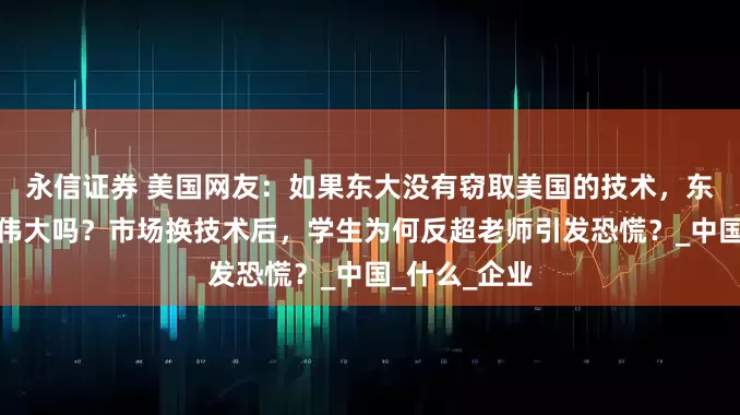 永信证券 美国网友：如果东大没有窃取美国的技术，东大还会这么伟大吗？市场换技术后，学生为何反超老师引发恐慌？_中国_什么_企业